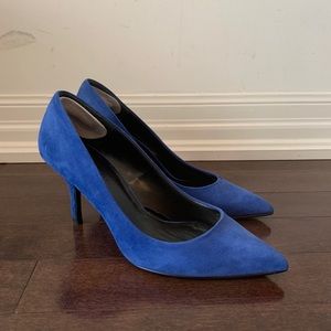 Zara Blue Pointed Heels